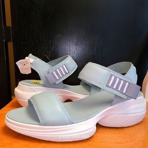 Sorel Crushed Blue/ Blue Hint Explorer Blitz Stride Sandals, Size 9